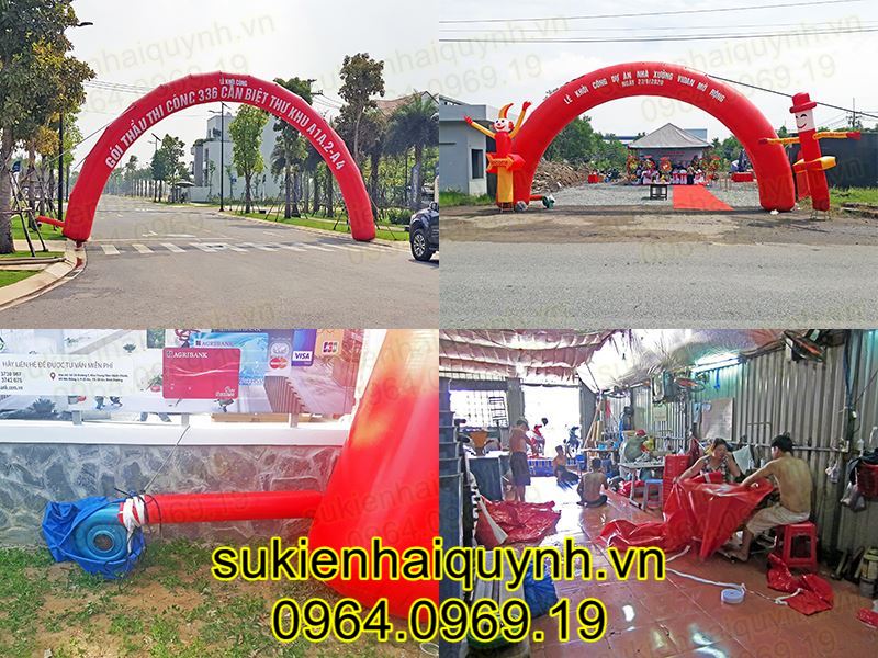 Bán và cho thuê cổng phao hơi sự kiện tp hcm rối hơi nhà bơm hơi 
